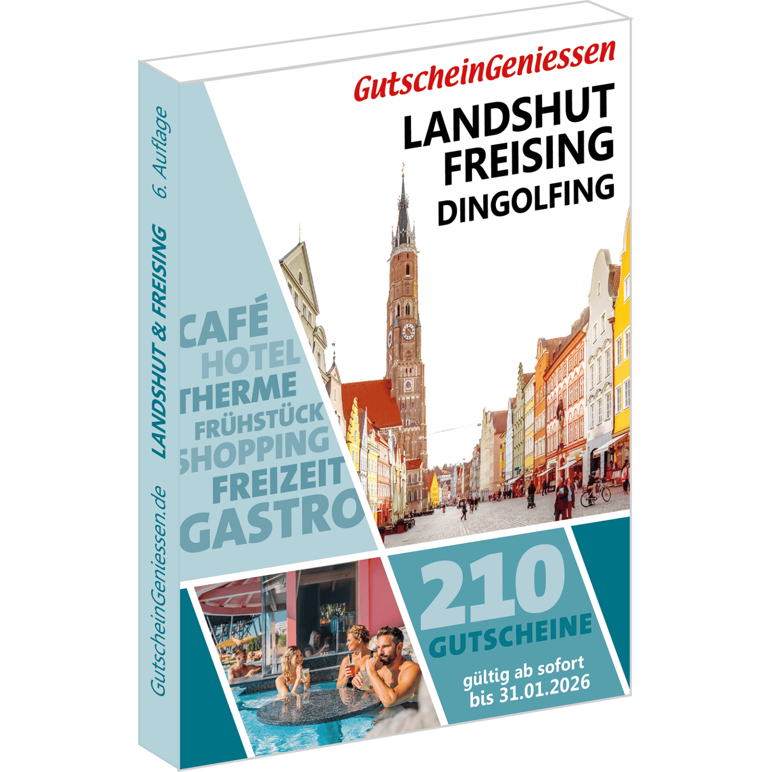  Gutscheinbuch Regensburg bis Jan. 2027 - GutscheinGeniessen Illustration 